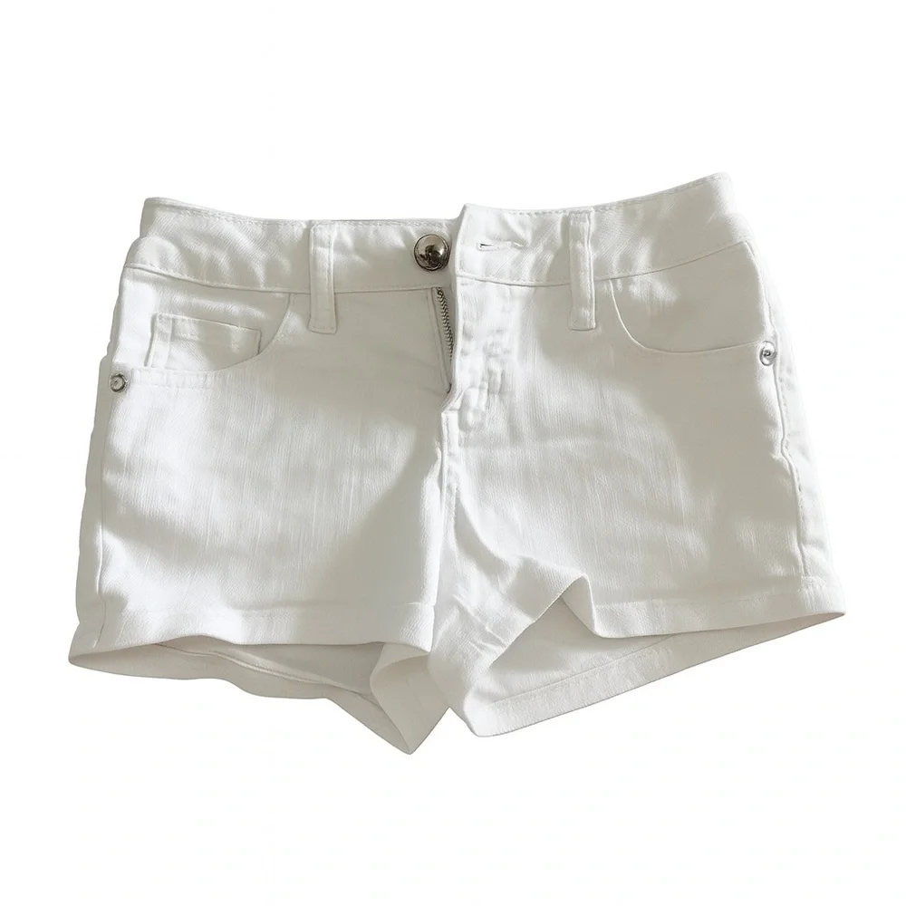 Girls 10R Justice White Shorts
